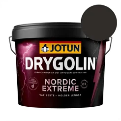 TILBUD: Jotun Drygolin Nordic Extreme Supermat 9 l. Farve: E-04 Sortbrun