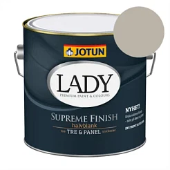 TILBUD: Jotun Lady Supreme Finish 2,7 l. Glans 40 - Farve: 10342 Kalkgrå