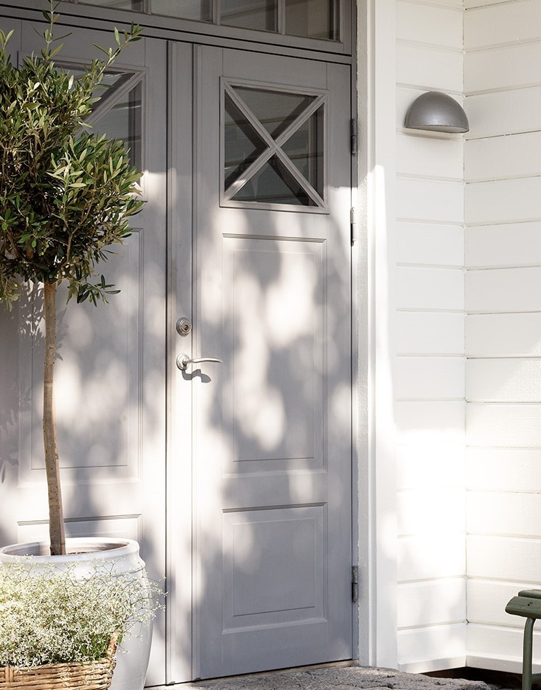 Udendørs vinduesmaling